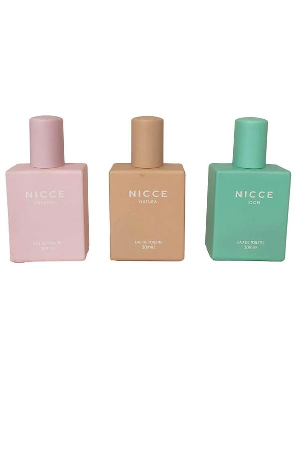 Nicce for Women Gift Set Eau de Toilette Set (Original, Natura and Icon Nicce) 3 x 30ml 