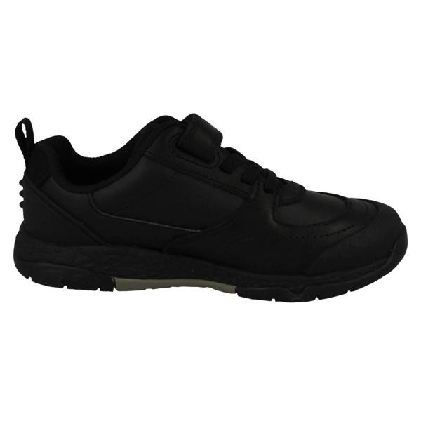 Clarks Boys Clarks Hook And Loop Fastening School Shoes Steggy Stride K