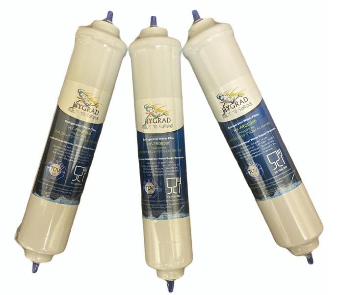 HYGRAD BUILT TO SURVIVE 2 pack 3 pack Fridge Water Replacement Filters For SAMSUNG DA29-10105J by HYGRAD