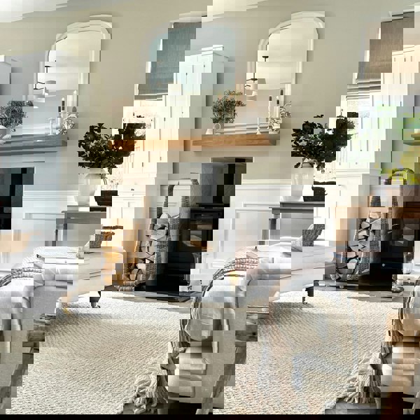 Ivyline Natural Rattan Tall Log Storage