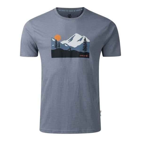 Dare 2B Mens Movement III Mountain Scene T-Shirt - Mercury