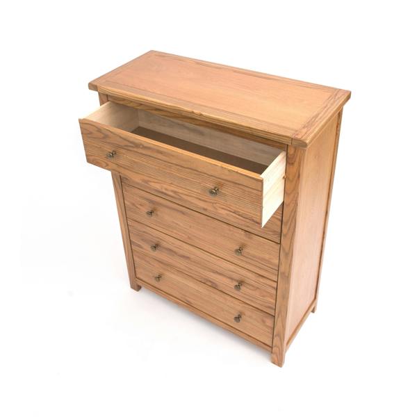 Cabinet Bits Trivento 5 Drawer Chest of Drawers Brass Knob