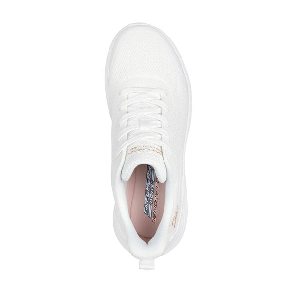 Skechers Bobs Squad Waves Still Wading Women's Trainers in White