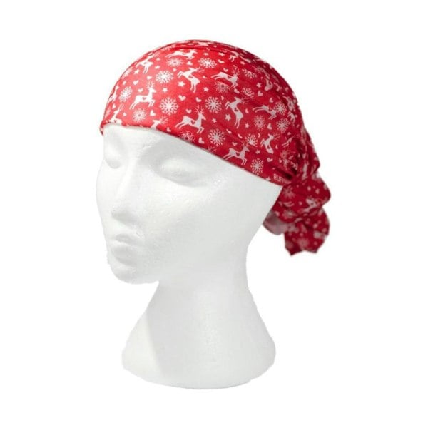 RUFFNEK® Deer Hearts Snood – soft and versatile neck warmer with a heart and deer print. Ideal for winter activities, walks and gifting.
