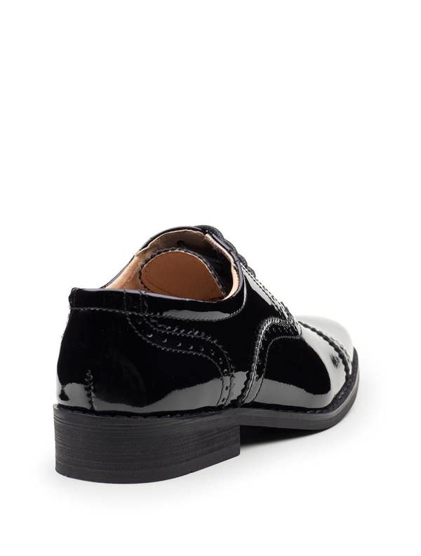 boys black wedding shoes