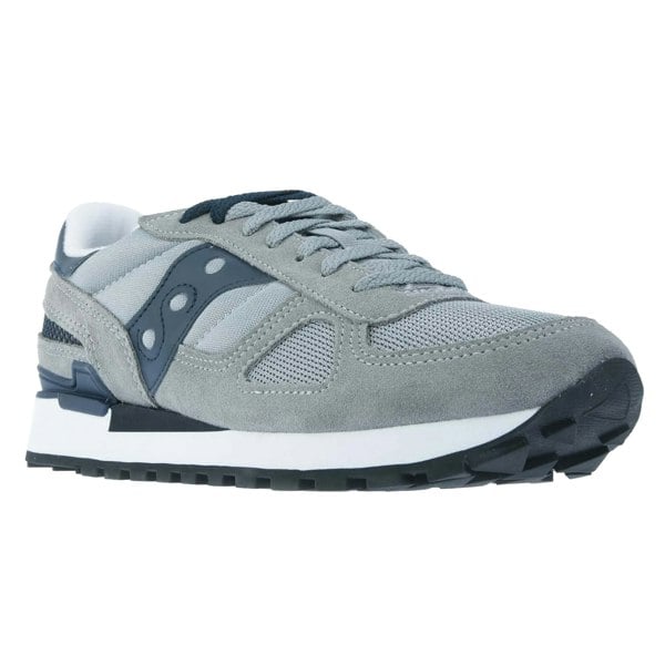Saucony Mens Shadow Original Suede Panel Trainers - Grey