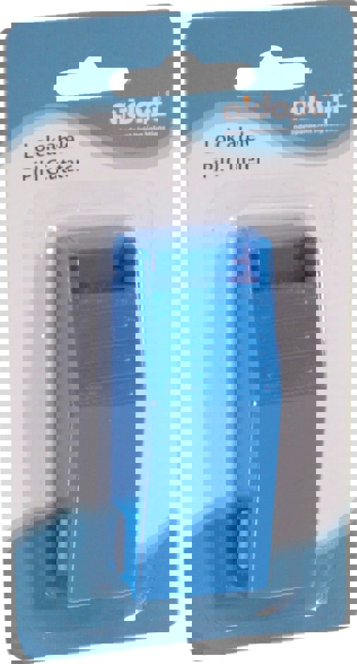 Aidapt Lockable Pill Cutter Blue