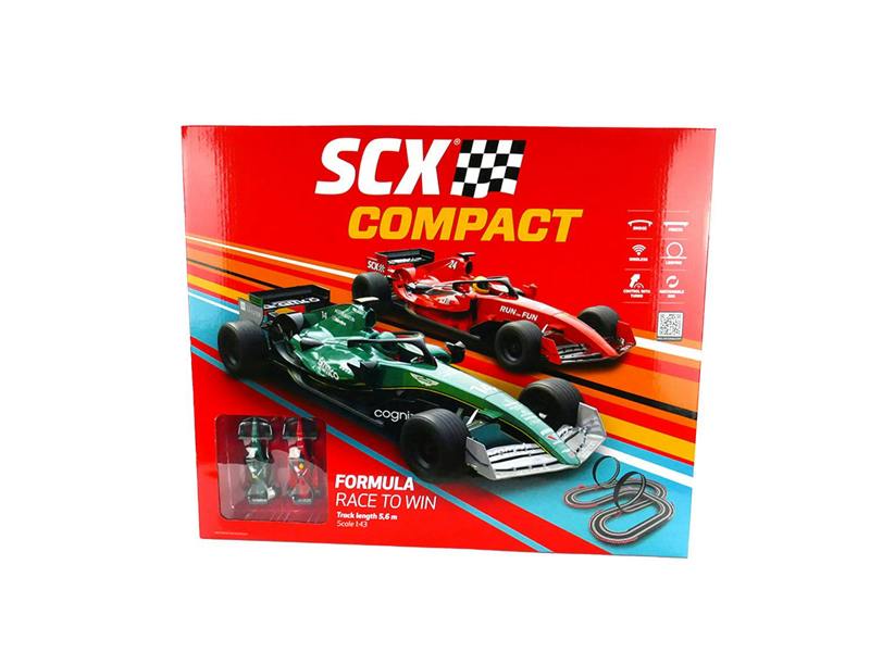 SCX Compact 1:43 Formula Race to Win 5.6m Race Set