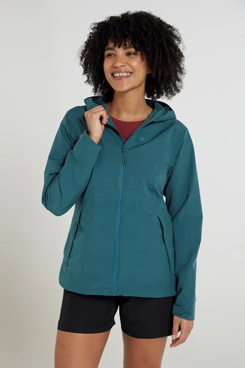 Mountain Warehouse Womens/Ladies Vancouver II Waterproof Jacket - Teal