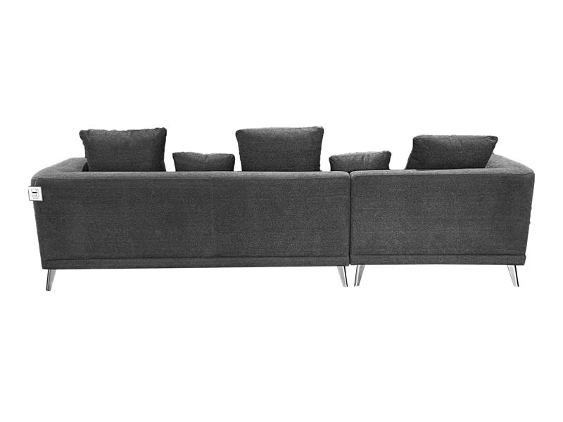 DS Living The 3 Seater Nova Lounger Left Corner Sofa in Grey or Cream