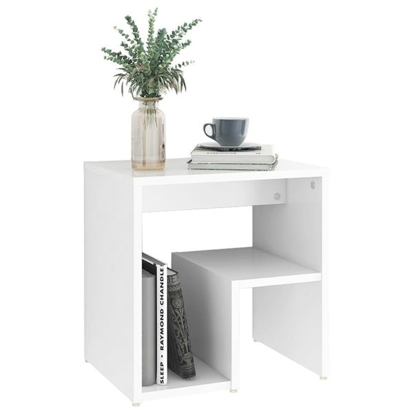 Berkfield Bed Cabinets 2 pcs White 40x30x40 cm Engineered Wood