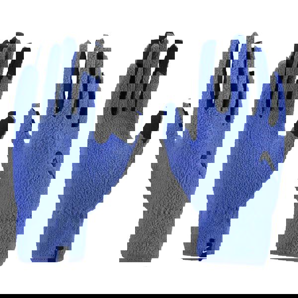 Nike Childrens/Kids One Fleece Therma-Fit Winter Gloves - Blue - 