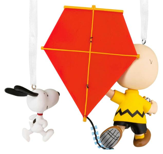 Peanuts/Snoopy Storied Moments - Set of 2 Charlie Brown & Snoopy Christmas Tree Ornaments (75 years)