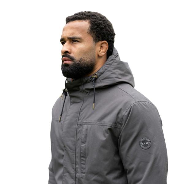 Trespass Mens Macleod DLX Padded Waterproof Jacket - Charcoal - 