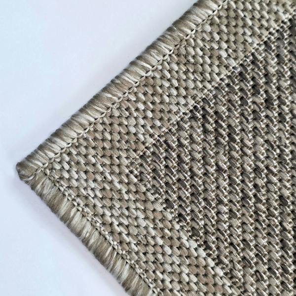 Non-Slip Beige Brown Rug Flat Weave Checkered Kitchen Dining Room Living Room Area Mat