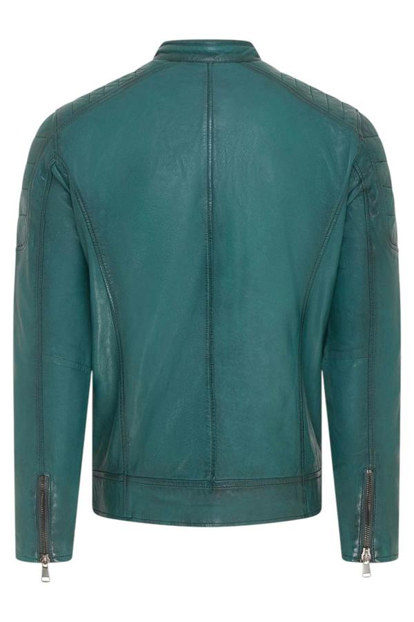 Infinity Leather Men's Modern Classic Leather Quilted Biker Jacket - Derry