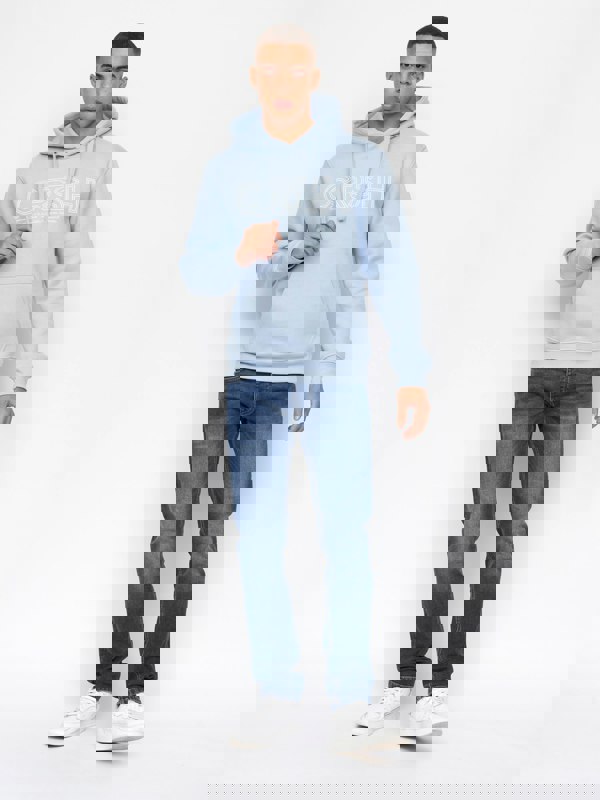 Crosshatch Kendrick Hoodie Light Blue