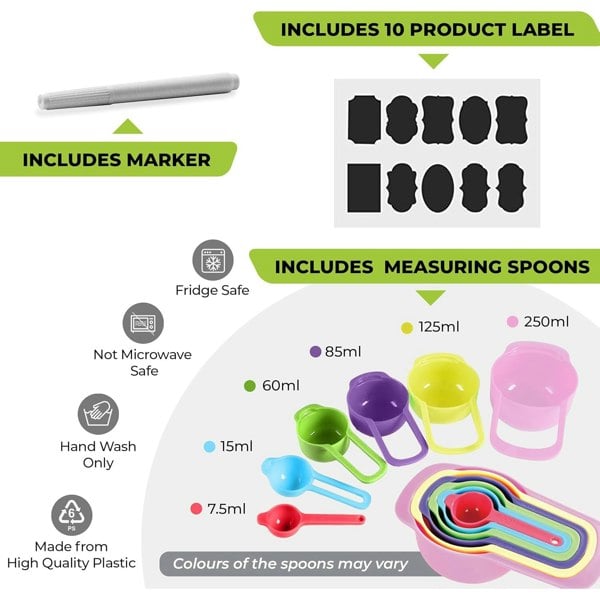 Food Grade & BPA Free Cereal Storage Containers