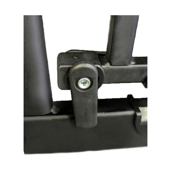 Safetots Extra Tall Elite Safety Gate, 71cm - 80cm, Matt Black, Extra Tall 96.8cm in Height, Pressure Fit Stair Gate