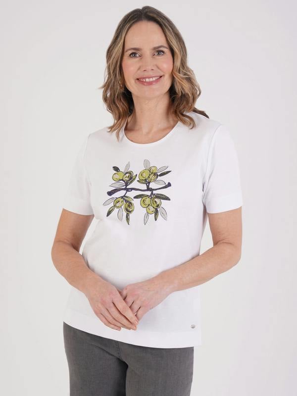 TIGI Olive Painterly Placement Top