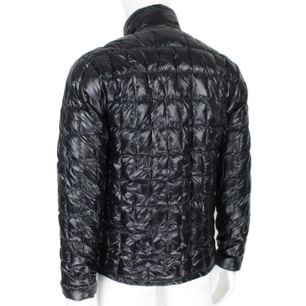 Dunhill eco-down padded jacket in a gloss black finish
