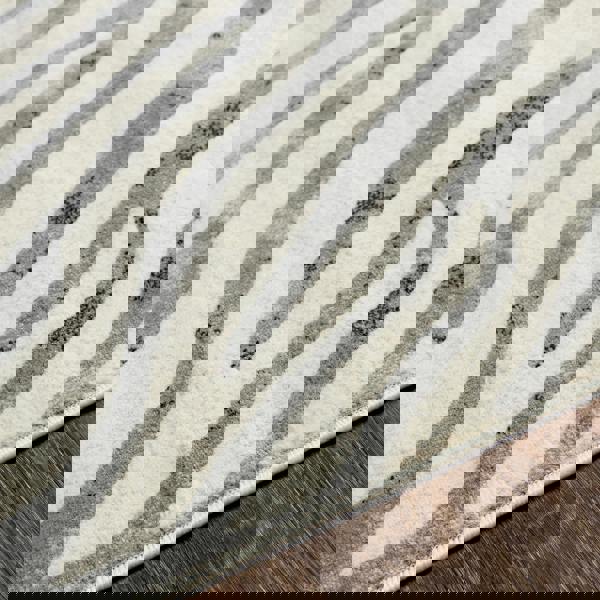 Livabliss City-Animal Print Grey Beige Yellow Boho Zebra Pattern Rug