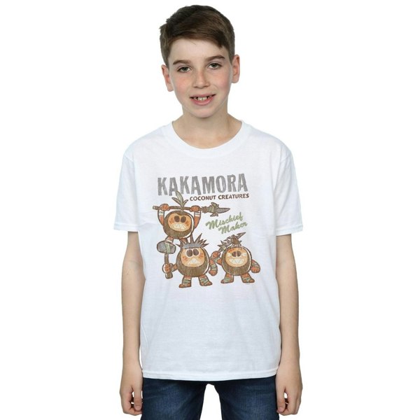 Disney Boys Moana Kakamora Mischief Maker T-Shirt - White