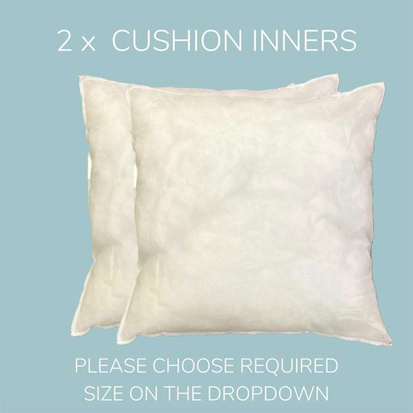 HomeSpace Direct 2 x Hollowfibre Cushion Inner