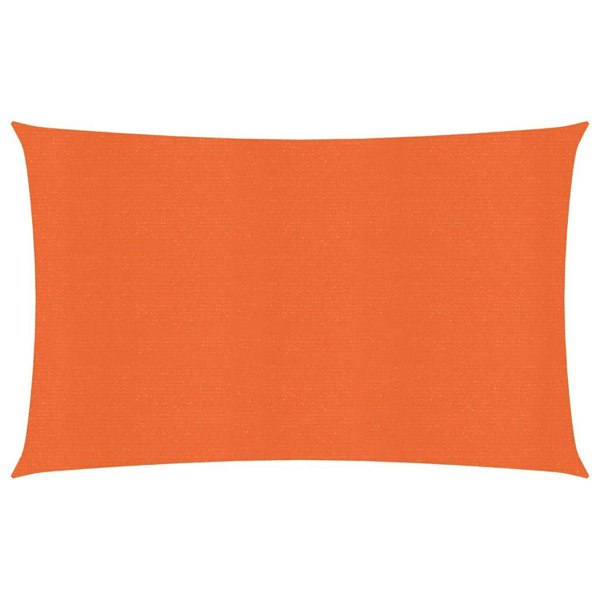Berkfield Sunshade Sail 160 g/m�__ Orange 2.5x4.5 m HDPE