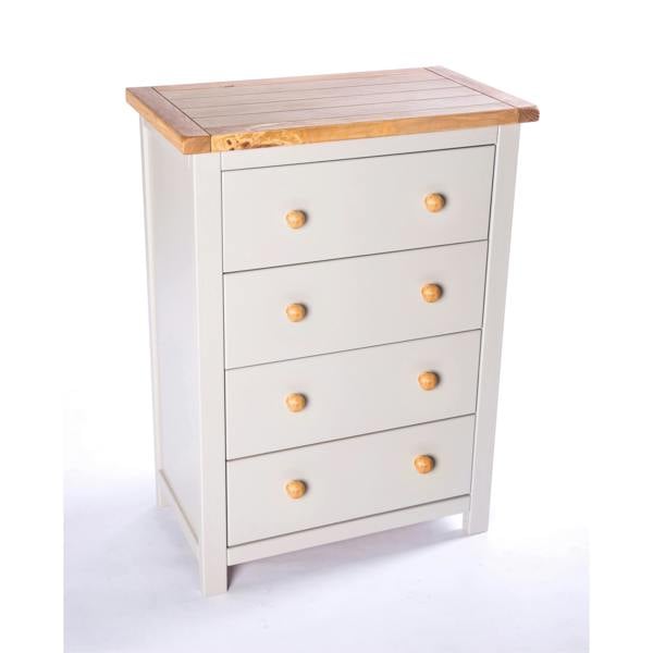 Cabinet Bits Argenta 4 Drawer Chest of Drawers Wood Knob