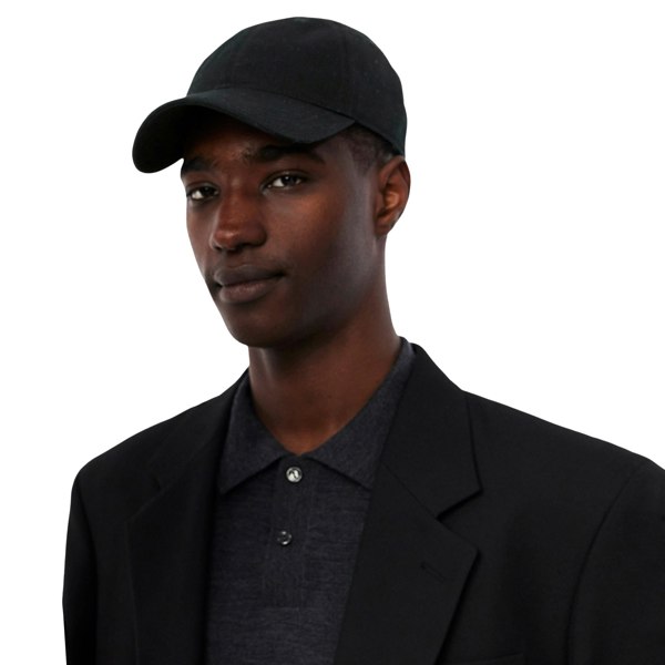 Lacoste Cotton Twill Baseball Cap Black