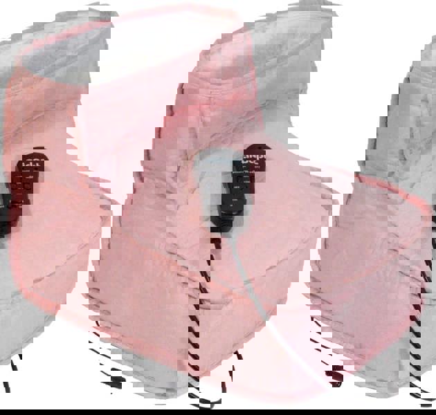 Aidapt Electric Dual Speed Soft Massaging Foot Boot With Heat  Pink