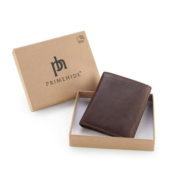 PRIMEHIDE Leather Card Wallet For Men - Enzo Tuscan