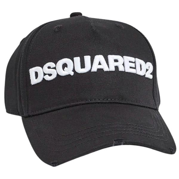 DSquared2 Logo Baseball Cap - Black/White - 