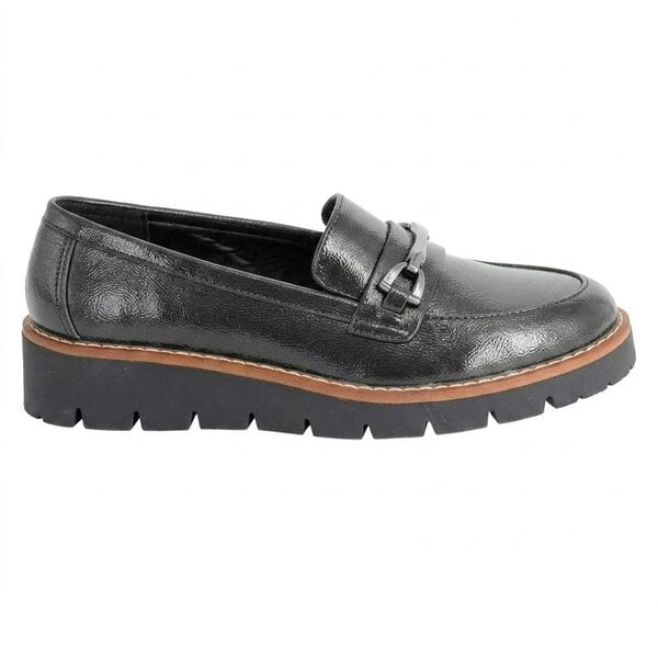 Cipriata Womens/Ladies Miranda Saddle Trim Court Shoes - Black