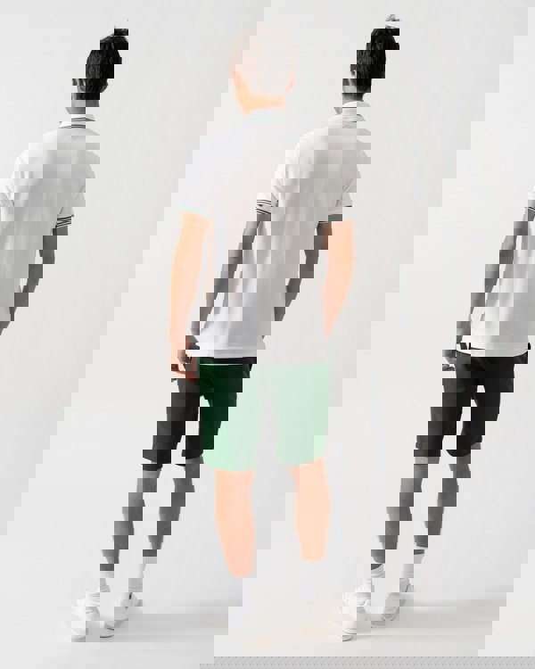 Lacoste Mens Tipped Polo Shirt - White 001 - CHO - Designer Mens Short Sleeve Polo Shirts