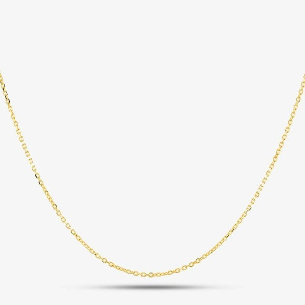 T. H. Baker Gold Plated 16 Inch Trace Chain CA4DC040/0.40 GP