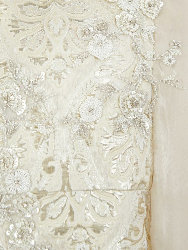 Maison Ava Girls Phoebe Occasion Dress in Gold