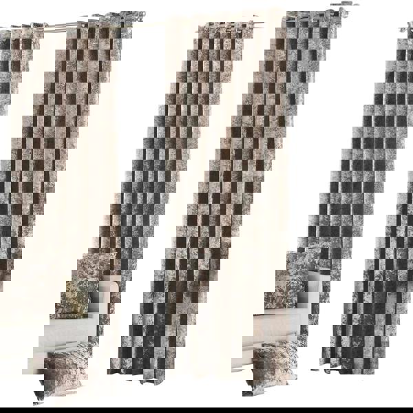 Riva Home Riva Paoletti Verona Eyelet Curtains - Oyster