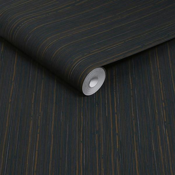 Abigail Ahern Fibre Stripe Wallpaper | Twilight