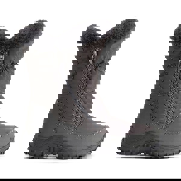 VIVA Polar Women's Memory Foam Nylon Thick Faux Fur Lined Winter Boots