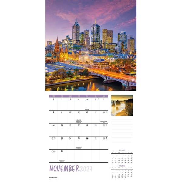 Australia Calendar 2027, Wall Calendars, Month To View, Travel, Gift