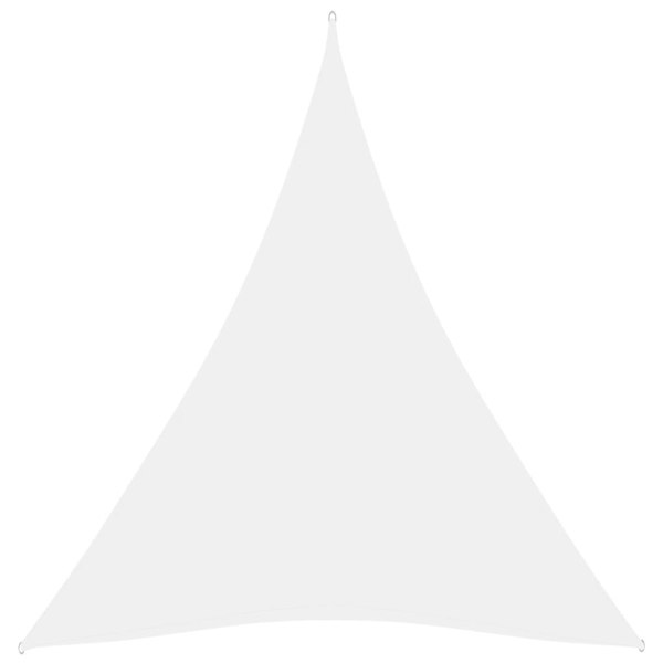 Berkfield Sunshade Sail Oxford Fabric Triangular 4x5x5 m White