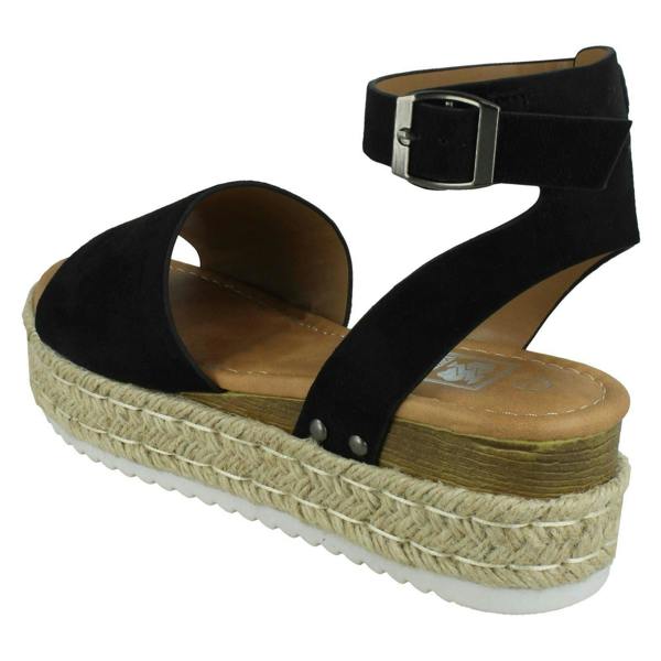 Down to Earth Ladies Down To Earth Flatform Sandals F12006