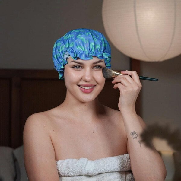 Shower Cap - Seahorse Print