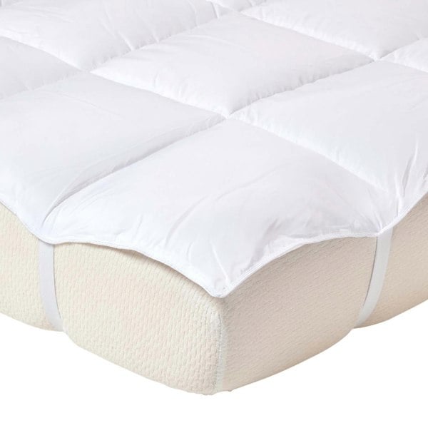 HOMESCAPES Super Microfibre Mattress Topper