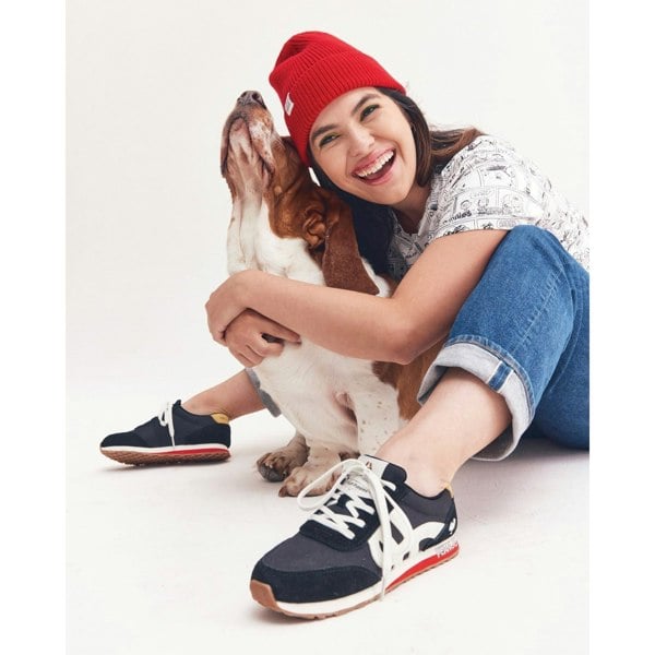 Hush Puppies SEVENTY8 Peanuts Leather Women's Peanut Trainers