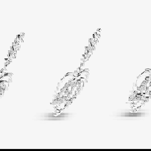 Rosa Lea 40 Pave Heart Dangle Charm AM-2THB013004