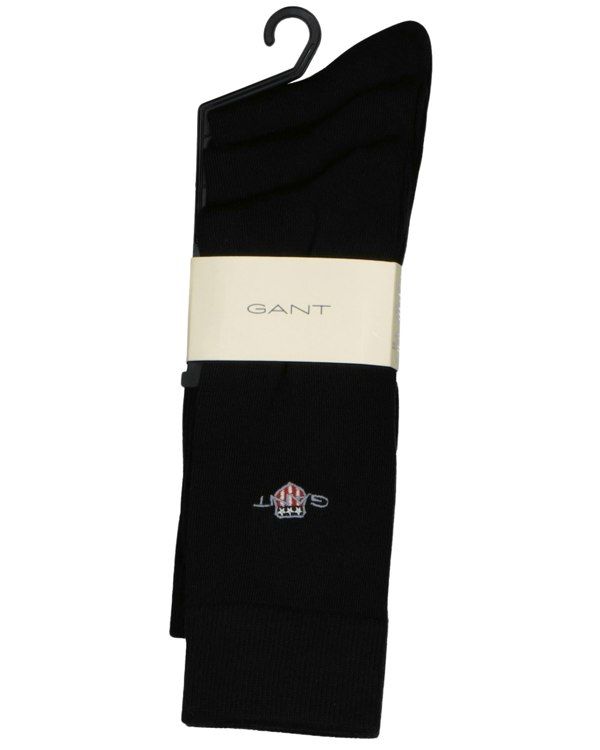 GantSocks 3 - pack3 - Pack Shield Logo Socks, BlackBoxers & Briefs
