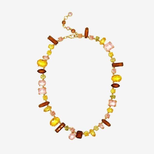 Uchi & Soto Hanabi Mixed Gold Stone Necklace